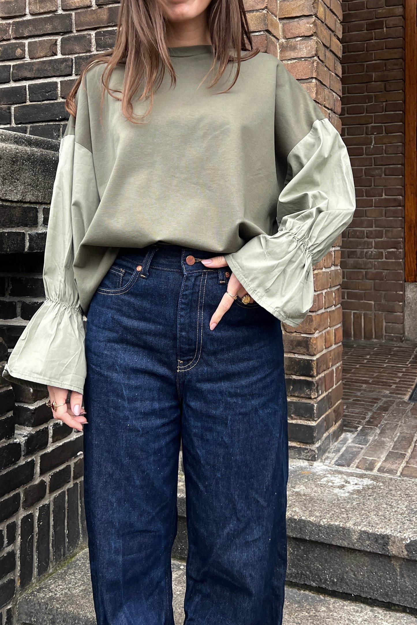 Lisa top - dark green