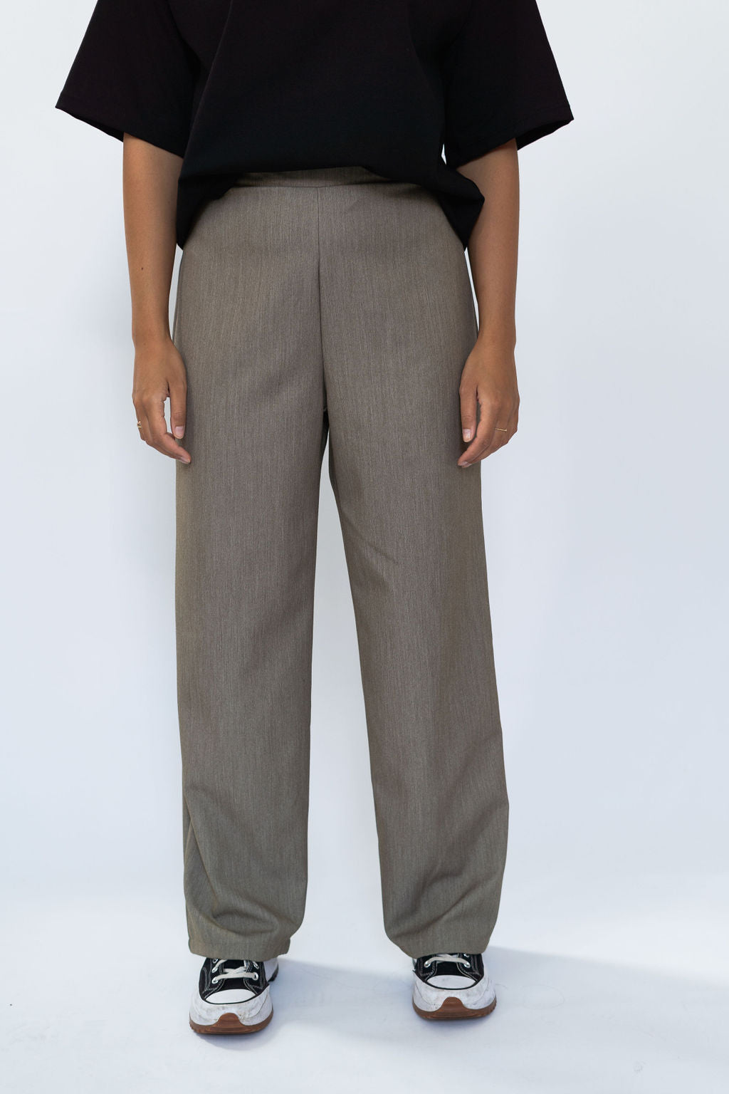 Pantalon - brown melange