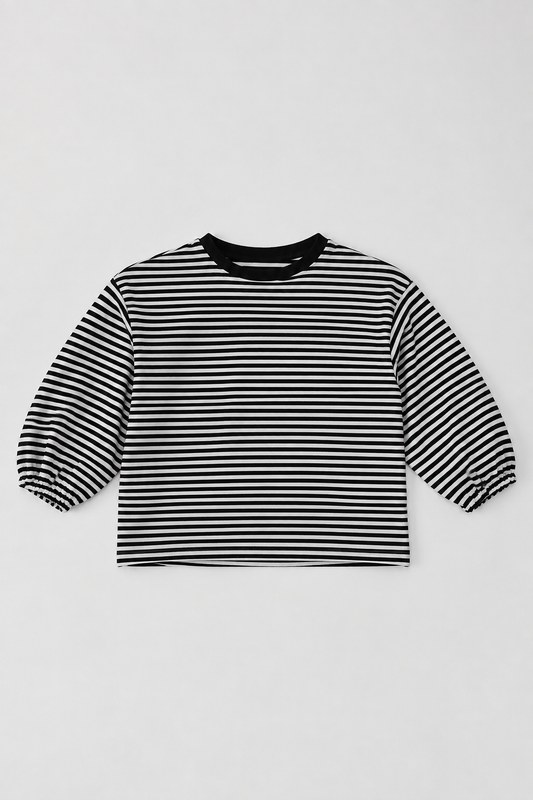 Stripe pof longsleeve mini